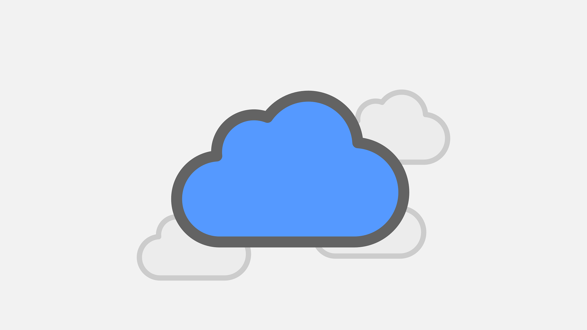 Cloud storage icon